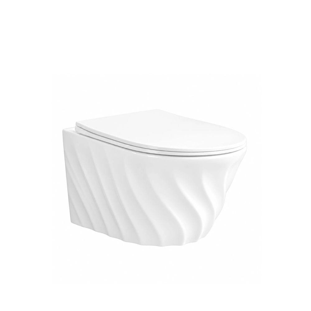 Misa WC podwieszana VELORA biała – bezrantowa rimless – SWISS MEYER