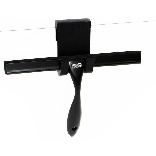 Ściągaczka wody do kabiny prysznicowej CZARNA - SWISS MEYER