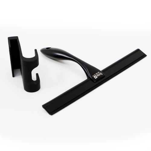 Ściągaczka wody do kabiny prysznicowej CZARNA - SWISS MEYER