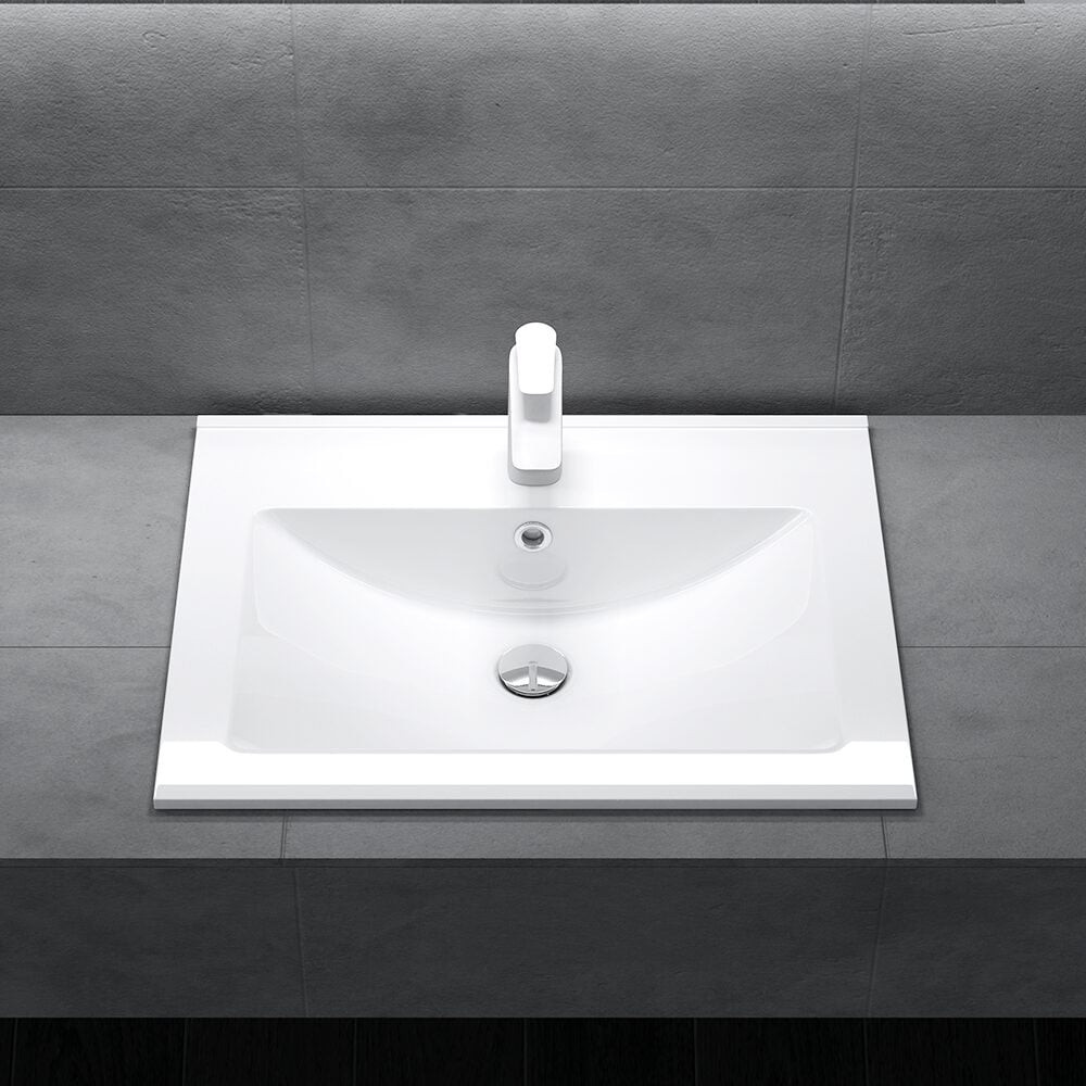 Umywalka naszafkowa z konglomeratu ONYX 60 cm