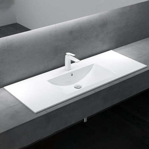 Umywalka naszafkowa z blatem konglomeratu ONYX 120 cm