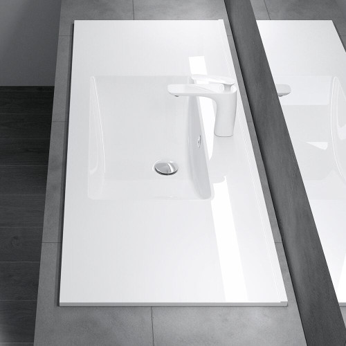 Umywalka naszafkowa z blatem konglomeratu ONYX 120 cm