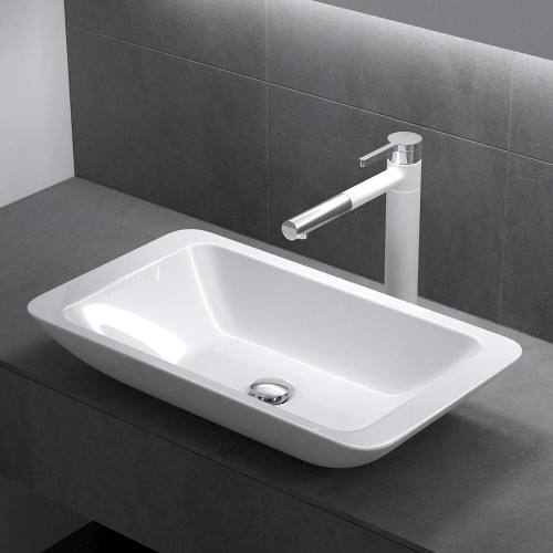 Umywalka nablatowa z konglomeratu 58 x 34 - ROBI SWISS MEYER