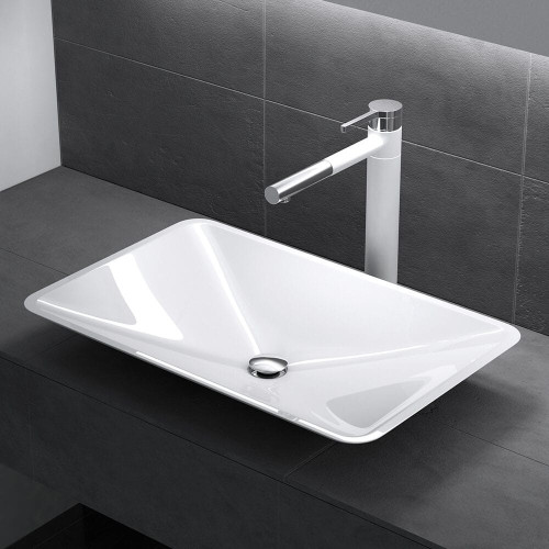 Umywalka nablatowa z konglomeratu 60 x 38 - SUS SWISS MEYER