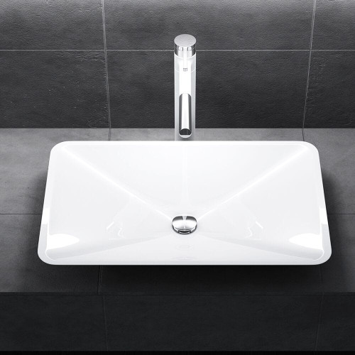 Umywalka nablatowa z konglomeratu 60 x 38 - SUS SWISS MEYER