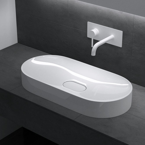 Umywalka nablatowa z konglomeratu 70 x 35 - SAXO SWISS MEYER