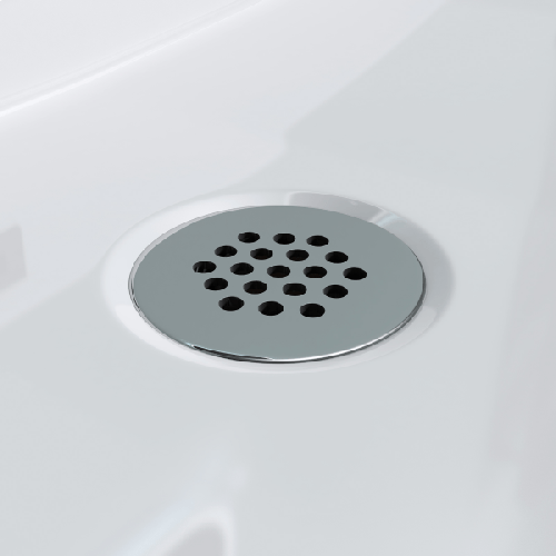 Odpływ umywalkowy z sitkiem CHROM - SWISS MEYER