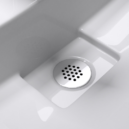 Odpływ umywalkowy z sitkiem CHROM - SWISS MEYER