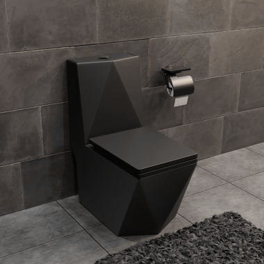 WC Kompakt DIAMENT BLACK - SWISS MEYER