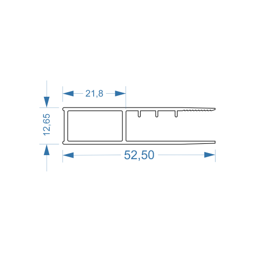 Profil poszerzający drzwi prysznicowych MSL3001, MSL3001D, MSD3001
