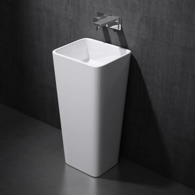 Umywalka wolnostojąca z konglomeratu - NESSI SWISS MEYER