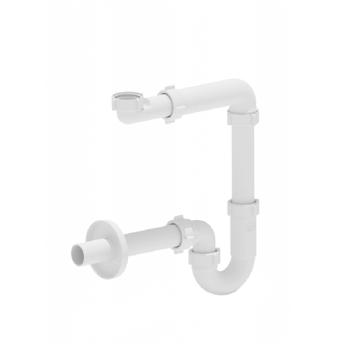 Syfon umywalkowy oszczędzający miejsce