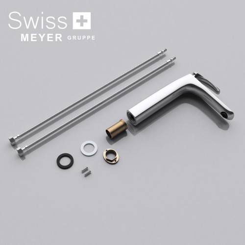 Bateria umywalkowa wysoka WH-611-L CHROM