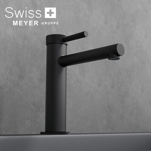 Bateria umywalkowa niska WH-911 CZARNA