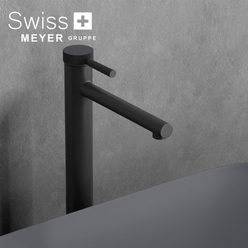 Bateria umywalkowa wysoka WH-911-L CZARNA