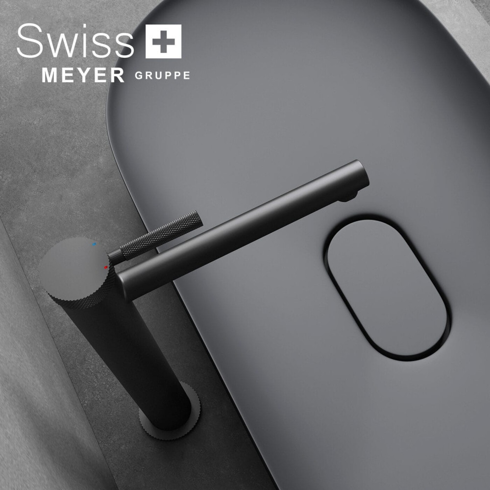 Bateria umywalkowa wysoka WH-911-L CZARNA