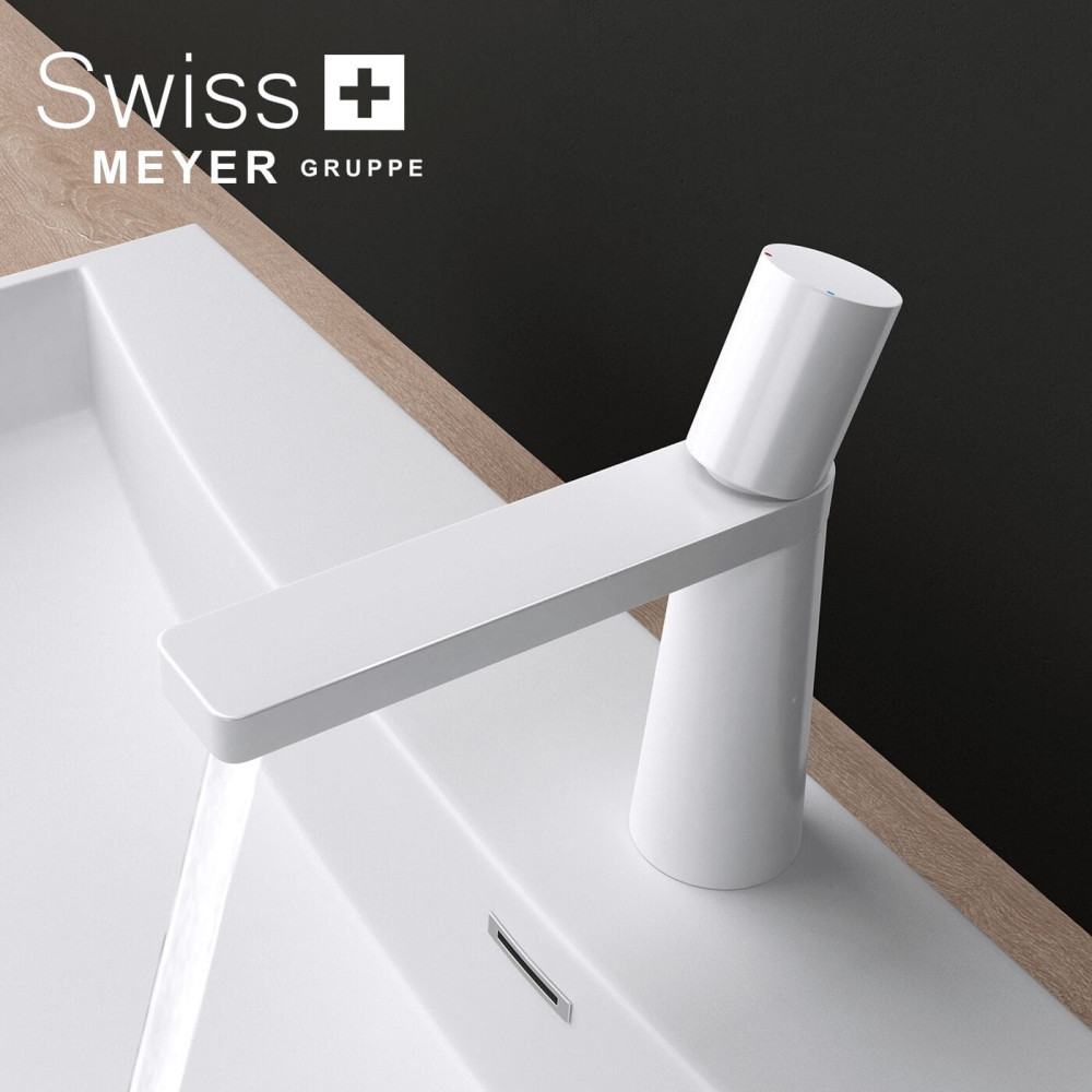 Bateria umywalkowa niska WH-313 BIAŁA