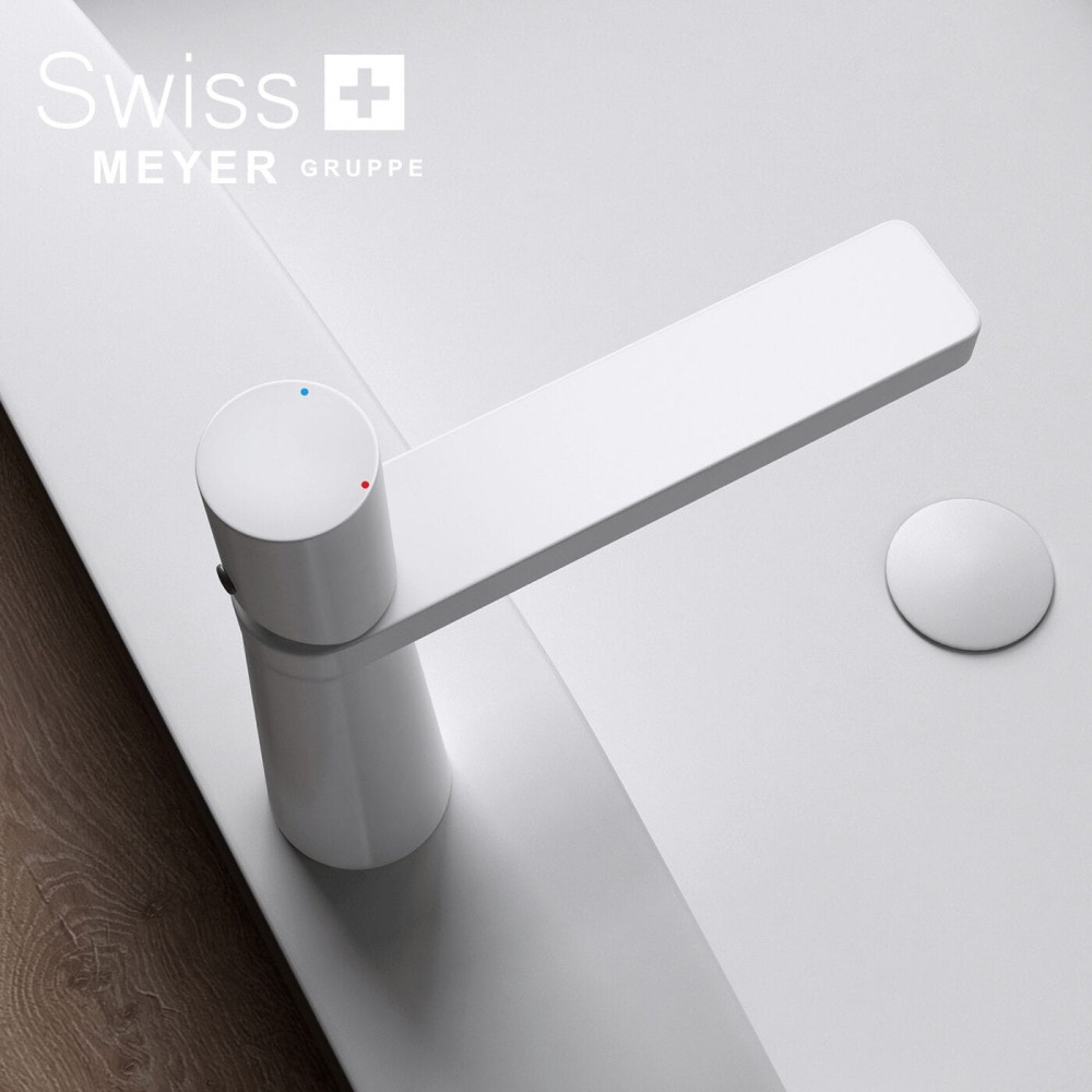 Bateria umywalkowa niska WH-313 BIAŁA