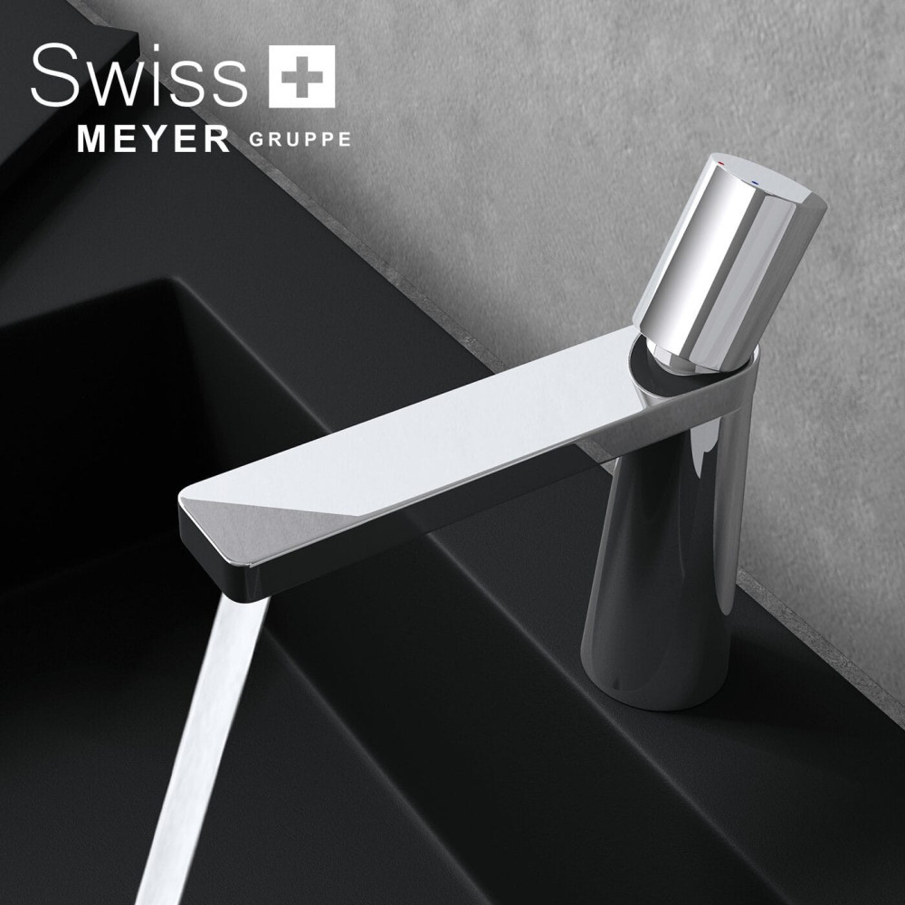 Bateria umywalkowa niska WH-313 CHROM