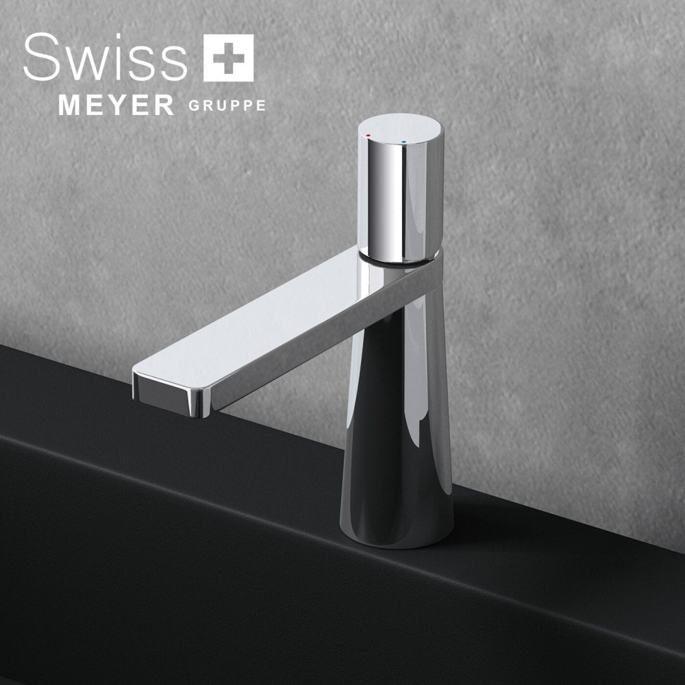 Bateria umywalkowa niska WH-313 CHROM