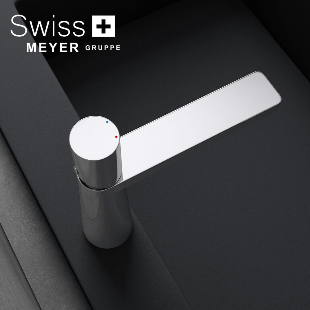 Bateria umywalkowa niska WH-313 CHROM