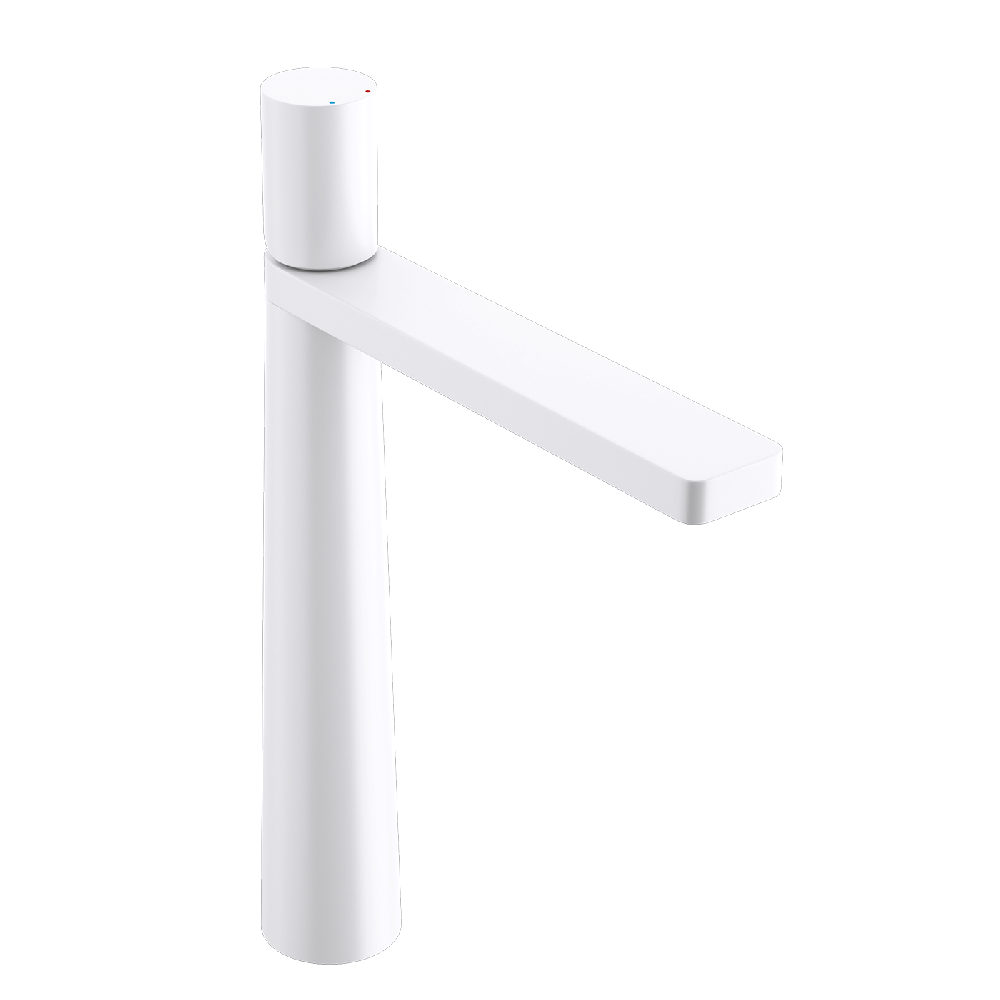 Bateria umywalkowa wysoka WH-313-L BIAŁA