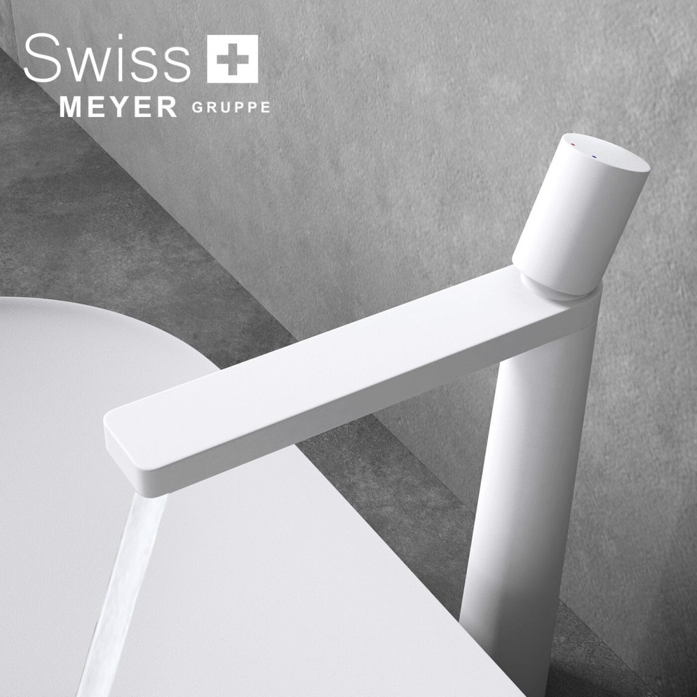 Bateria umywalkowa wysoka WH-313-L BIAŁA