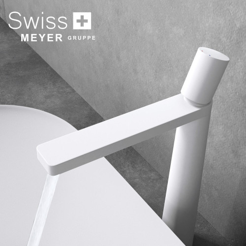 Bateria umywalkowa wysoka WH-313-L BIAŁA