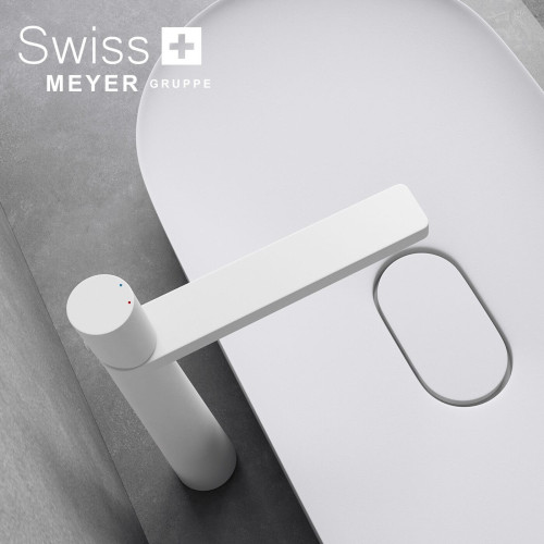 Bateria umywalkowa wysoka WH-313-L BIAŁA