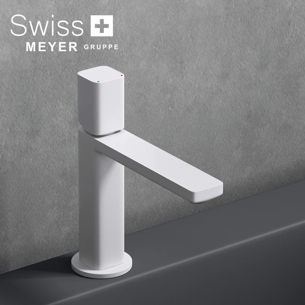 Bateria umywalkowa niska WH-717 BIAŁA