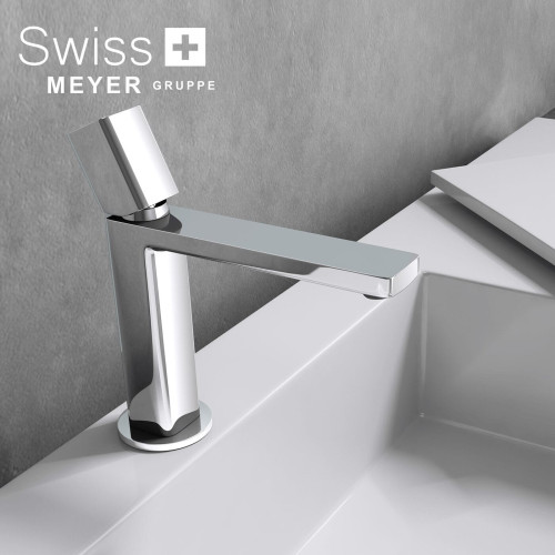 Bateria umywalkowa niska WH-717 CHROM