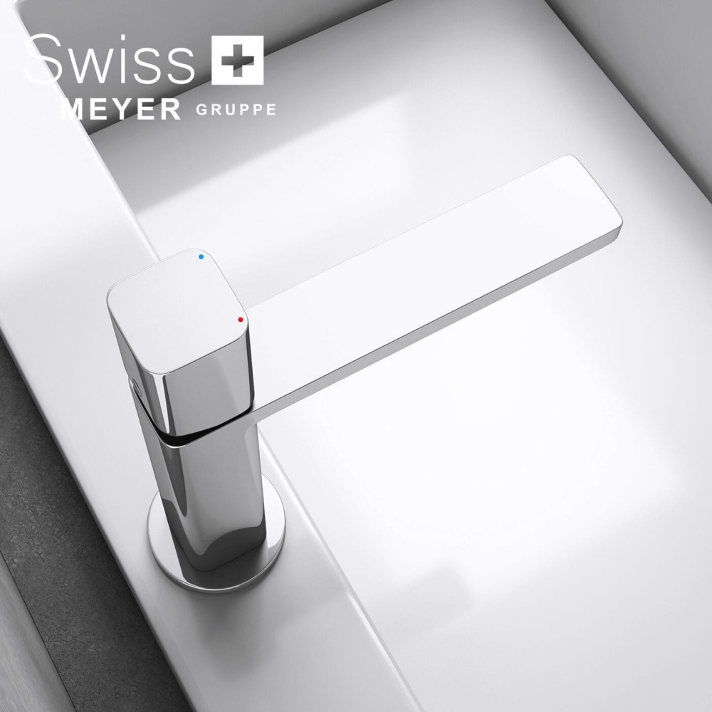 Bateria umywalkowa niska WH-717 CHROM