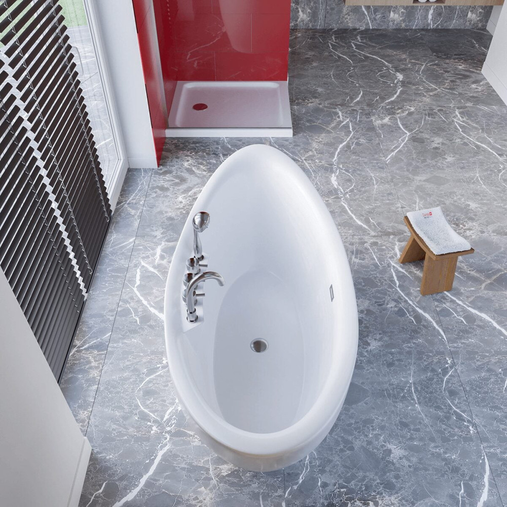 Wanna wolnostojąca z bateriami 170 cm SPA350 - SWISS MEYER exclusive