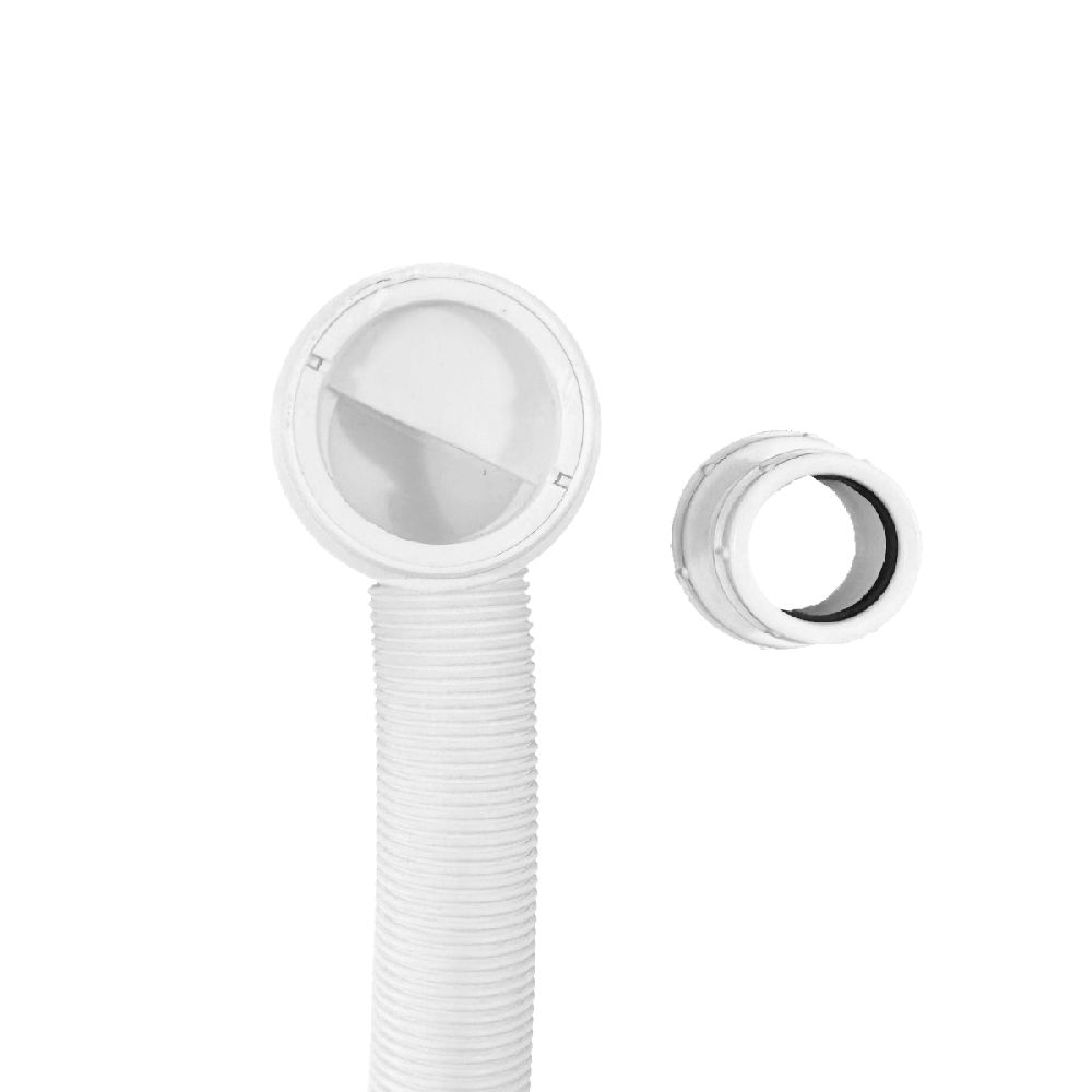 Syfon umywalkowy BIAŁY PCV regulowany