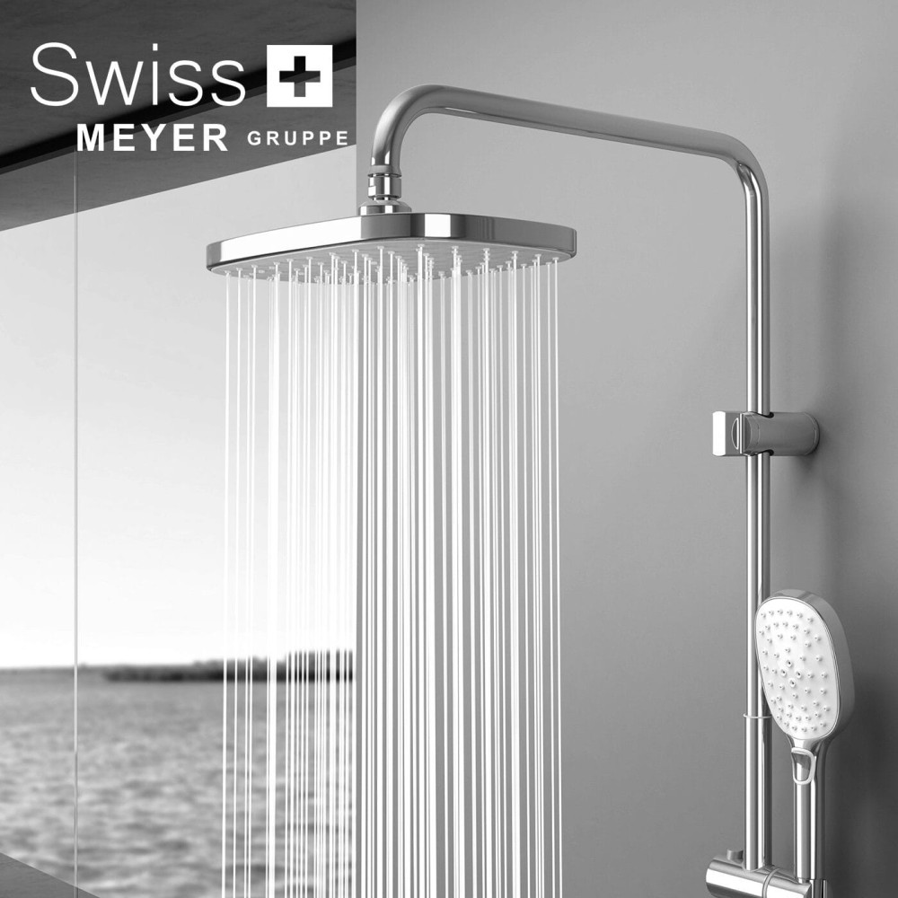 Zestaw prysznicowy natynkowy z deszczownicą DK-1199 CHROM