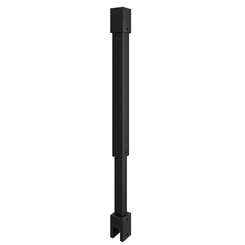 Wspornik sufitowy ścianki prysznicowej stabilizator - CZARNY - 25 - 45 cm