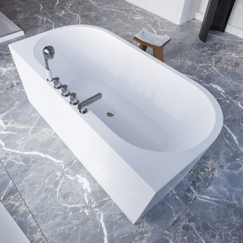 Wanna przyścienna z bateriami 170 cm SPA210 - SWISS MEYER exclusive