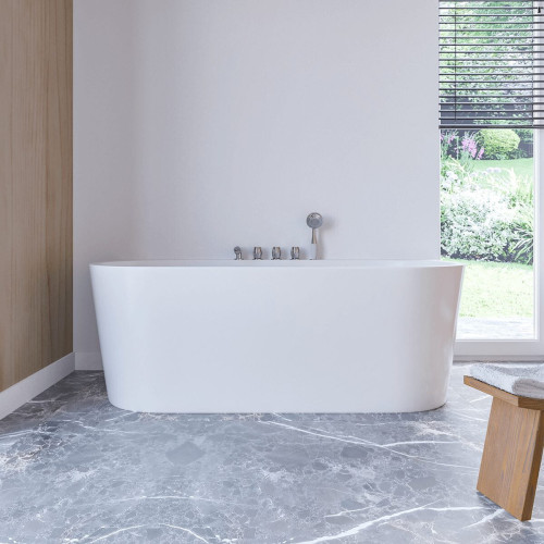 Wanna przyścienna z bateriami 170 cm SPA210 - SWISS MEYER exclusive