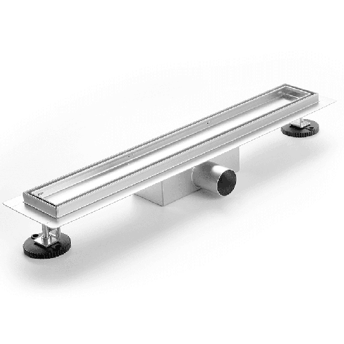 Odpływ liniowy 80 cm - 2w1 SS  - pod płytkę - SWISS MEYER