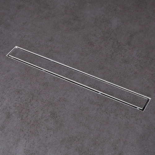 Odpływ liniowy 80 cm - 2w1 SS  - pod płytkę - SWISS MEYER