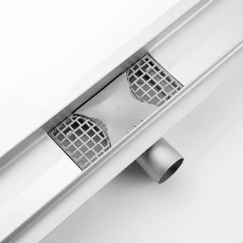 Odpływ liniowy 80 cm - 2w1 SS  - pod płytkę - SWISS MEYER