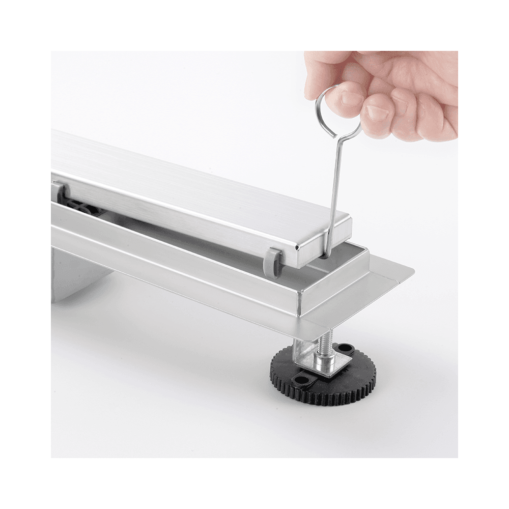 Odpływ liniowy 80 cm - 2w1 SS  - pod płytkę - SWISS MEYER