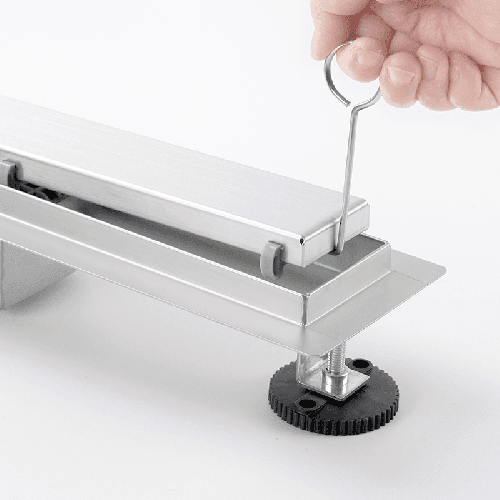 Odpływ liniowy 80 cm - 2w1 SS  - pod płytkę - SWISS MEYER