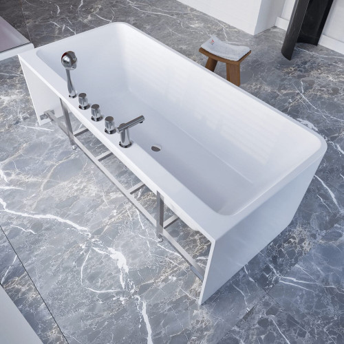 Wanna przyścienna z bateriami 170 cm SPA200 - SWISS MEYER exclusive