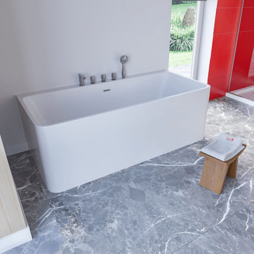 Wanna przyścienna z bateriami 170 cm SPA200 - SWISS MEYER exclusive