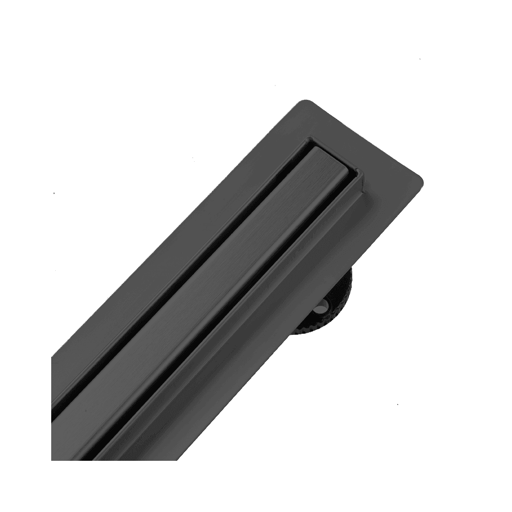 Odpływ liniowy 100 cm czarny - SLIM 360 SS - obrotowy - SWISS MEYER