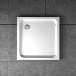 BRODZIK AKRYLOWY KWADRATOWY NISKI SLIM MSB20 - SWISS MEYER - 90 cm x 90 cm