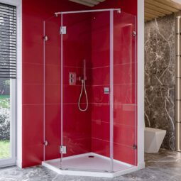 Kabina prysznicowa pięciokątna trójścienna