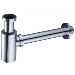 Syfon umywalkowy okrągły mosiężny CHROM