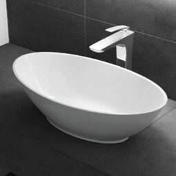 Umywalka nablatowa z konglomeratu 63 x 34 - POV SWISS MEYER